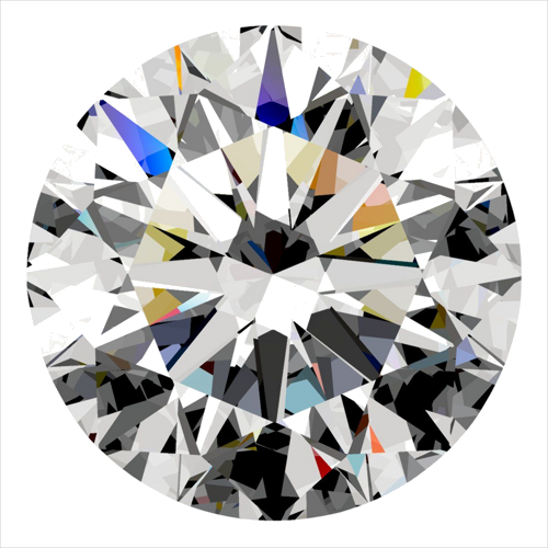 0.3 carat G-VS2 Excellent cut Natūralus Round Deimantas (1)