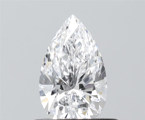 0.5 carat D-VS2 Natūralus Pear Deimantas (1)
