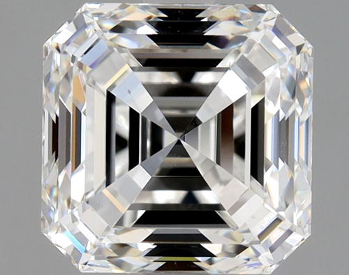 2.5 carat F-VS2 Natūralus Asscher Deimantas (1)