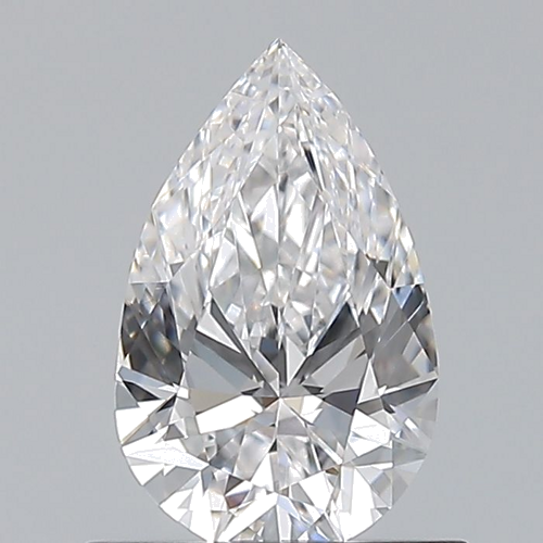 0.7 carat D-VS1 Natūralus Pear Deimantas (1)
