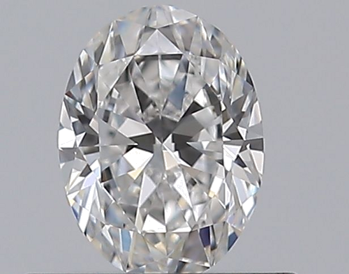 0.46 carat E-VVS2 Natūralus Oval Deimantas (1)