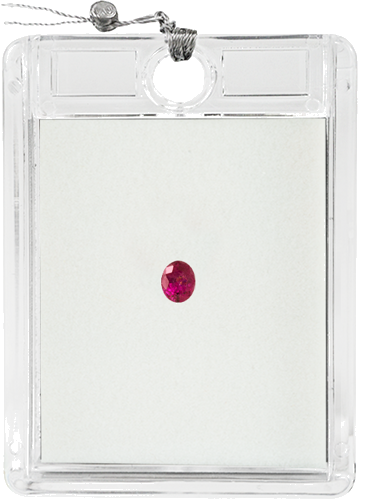 0,57 ct. Rubīns ovāls F.H (1)