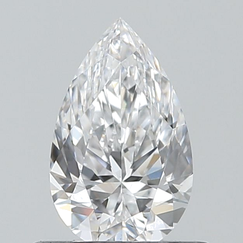 0.51 carat D-VS1 Natūralus Pear Deimantas (1)