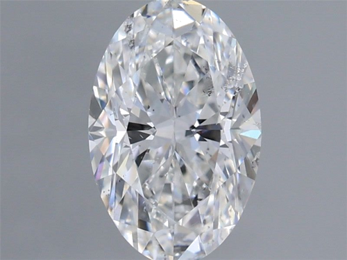 1.0 carat E-SI2 Natūralus Oval Deimantas (1)