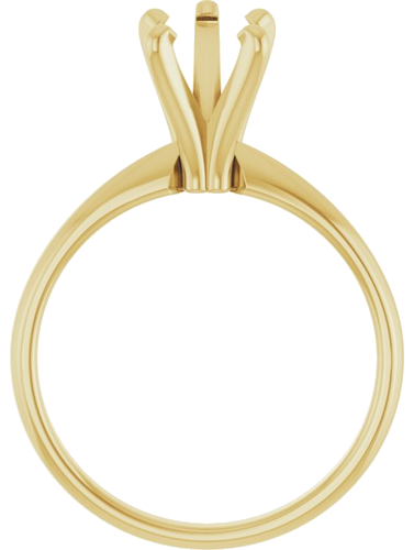 Sužadėtuvių Žiedas „Solitaire“ 14k yellow gold Pear 10mm x 6.5mm (2)