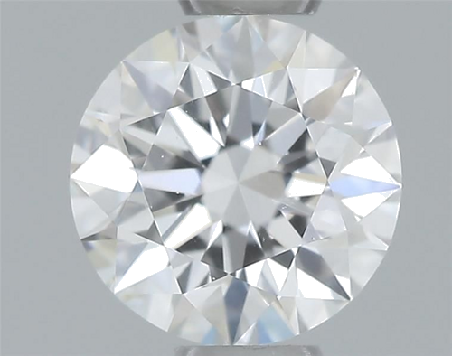 0.44 carat F-VVS2 Excellent cut Natūralus Round Deimantas (1)