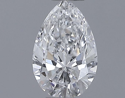 0.41 carat D-VVS1 Natūralus Pear Deimantas (1)