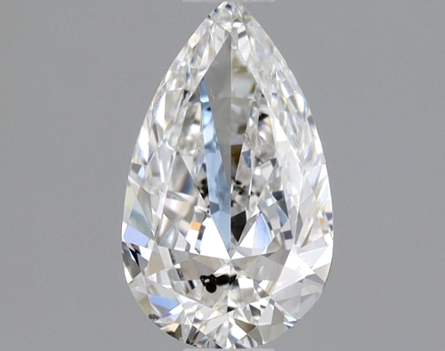 0.5 carat E-SI2 Natūralus Pear Deimantas (1)