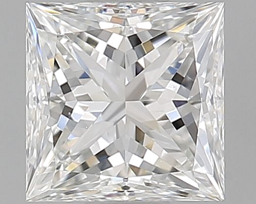 0.5 carat F-VS2 Natūralus Princess Deimantas (1)