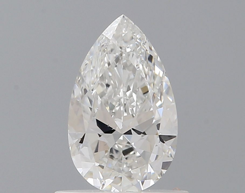 0.7 carat E-VS2 Natūralus Pear Deimantas (1)