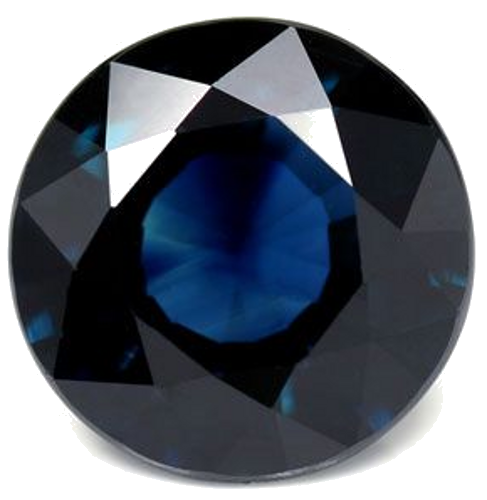 3.64 carat BLUE Round Safyras (1)