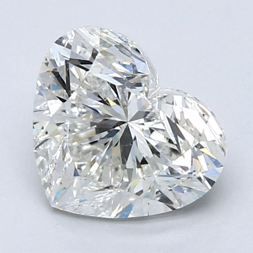 2.5 carat I-SI2 Natūralus Heart Deimantas (1)