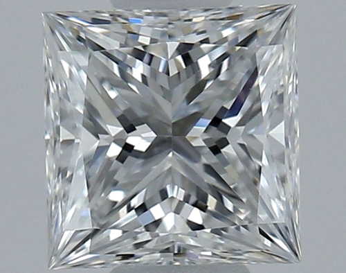 0.57 carat E-VS1 Natūralus Princess Deimantas (1)