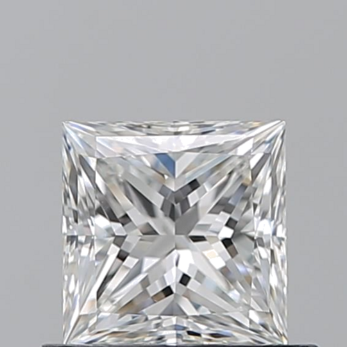 0.7 carat G-VVS2 Natūralus Princess Deimantas (1)