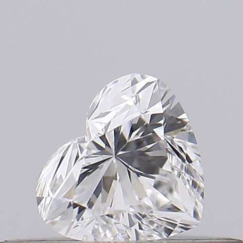 0.2 carat F-VVS2 Natūralus Heart Deimantas (1)