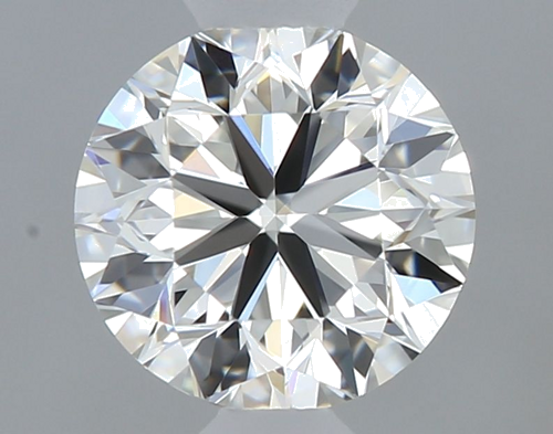 0.5 carat I-VVS2 Very Good cut Natūralus Round Deimantas (1)