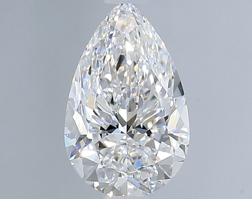0.7 carat D-VS2 Natūralus Pear Deimantas (1)