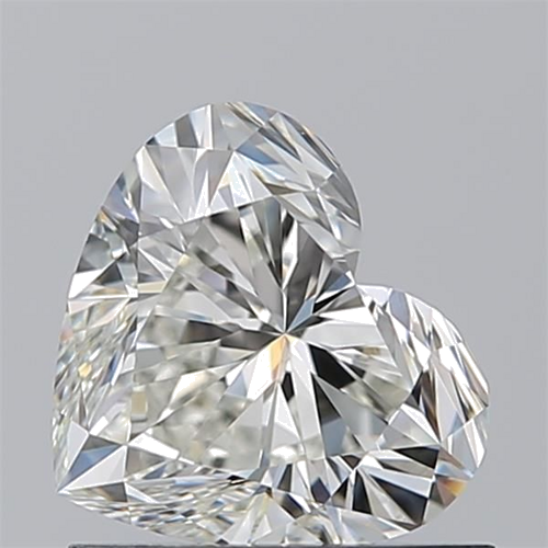 0.92 carat I-VVS2 Natūralus Heart Deimantas (1)