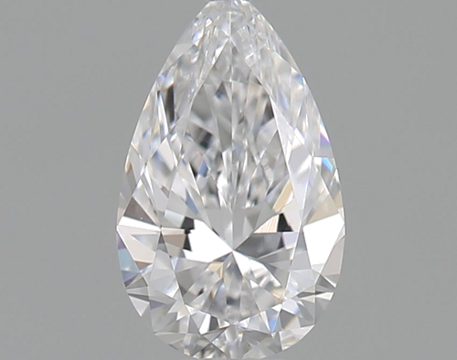 0.4 carat D-VVS2 Natūralus Pear Deimantas (1)