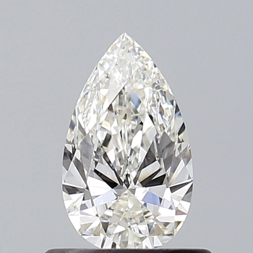 0.5 carat H-VS1 Natūralus Pear Deimantas (1)