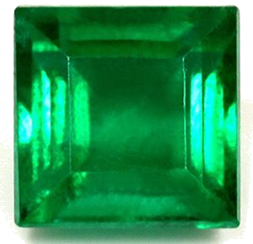 0.8 carat GREEN Square Smaragdas (1)