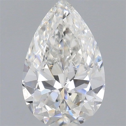 0.7 carat F-SI1 Natūralus Pear Deimantas (1)