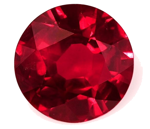 0.6 carat RED Round Rubinas (1)
