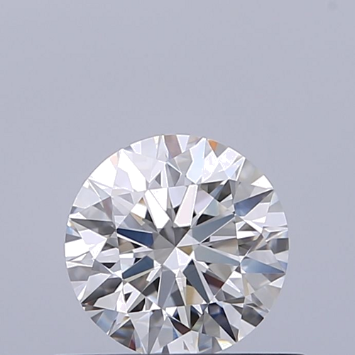 0.53 carat F-VVS1 Excellent cut Natūralus Round Deimantas (1)