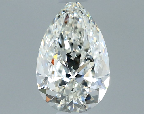 0.7 carat H-VS2 Natūralus Pear Deimantas (1)