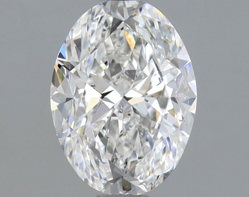 0.9 carat E-SI1 Natūralus Oval Deimantas (1)