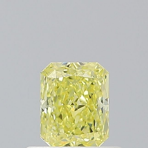 0.5 carat Fancy Intense Yellow-VS1 Natūralus Radiant Deimantas (1)