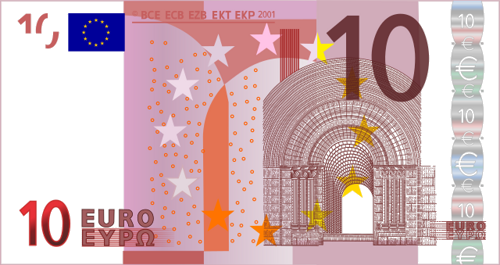 2002 10 euro banknote PMG GEM UNC 67 (1)