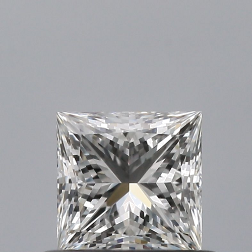 0.52 carat F-VVS2 Natūralus Princess Deimantas (1)