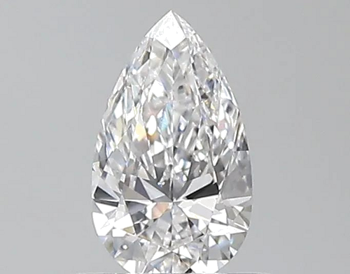 0.4 carat E-VVS1 Natūralus Pear Deimantas (1)