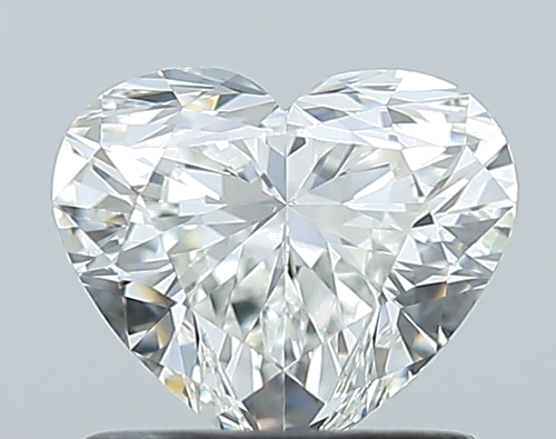 0.9 carat H-VVS2 Natūralus Heart Deimantas (1)
