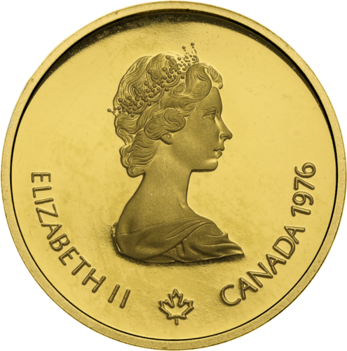 100 dollars Montreal Olympics (1976) gold coin (2)