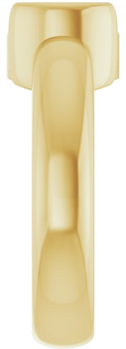 Sužadėtuvių Žiedas „Half-Bezel Solitaire“ 14k yellow gold Round 8mm (4)