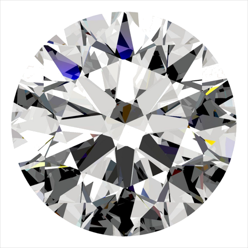 0.4 carat D-VVS1 Excellent cut Natūralus Round Deimantas (1)