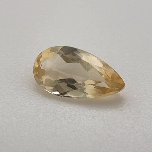 0.66 carat YELLOW Pear Topaz (1)