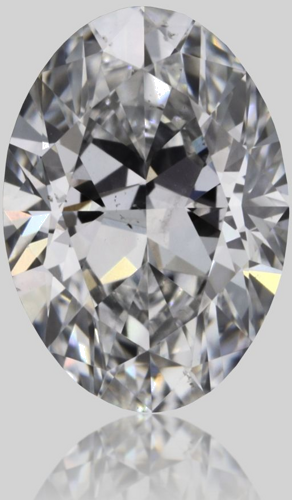 0.6 carat E-SI2 Natūralus Oval Deimantas (1)