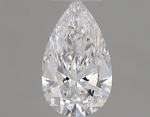 0.3 carat D-VVS1 Natūralus Pear Deimantas (1)
