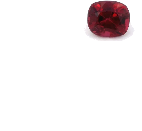 0.41 carat RED Cushion Spinel (1)