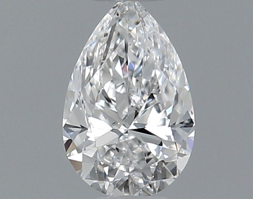 0.4 carat D-SI1 Natūralus Pear Deimantas (1)