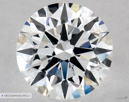 0.5 karato F VS2 EX ROUND Deimantas (1)