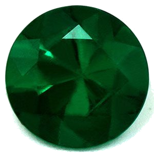 0.67 carat GREEN Round Smaragdas (1)