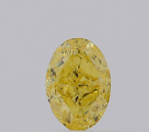 0.62 carat Fancy Intense Yellow-VS2 Natūralus Oval Deimantas (1)