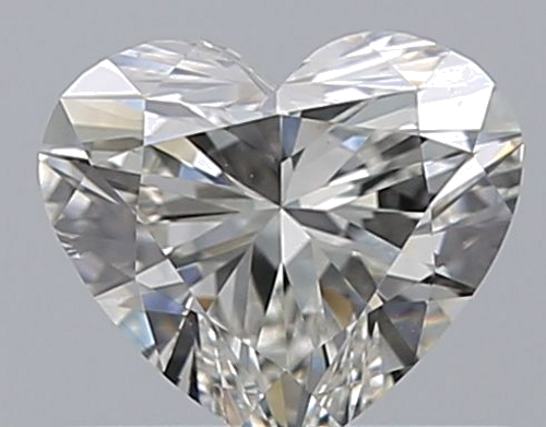 0.65 carat H-VS2 Natūralus Heart Deimantas (1)
