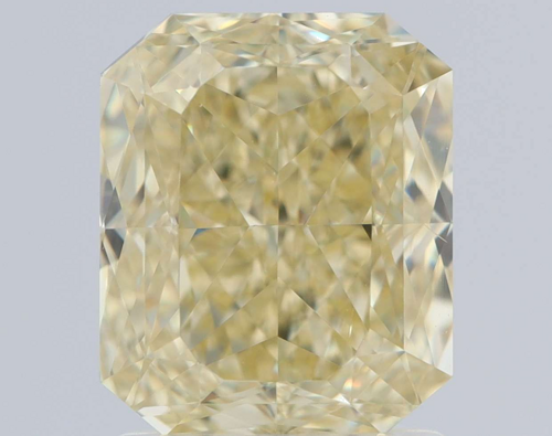 2.01 carat Fancy Light Yellow-VS2 Natūralus Radiant Deimantas (1)