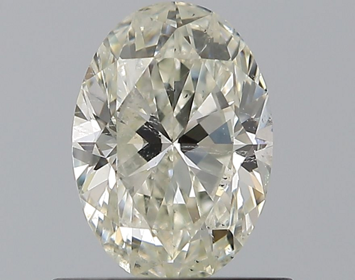 0.72 carat K-SI2 Natūralus Oval Deimantas (1)