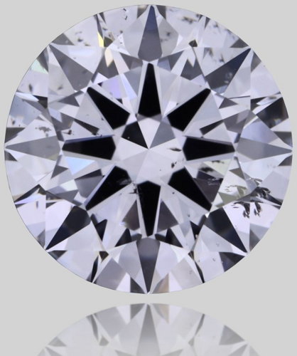 0.9 carat D-SI2 Excellent cut Natūralus Round Deimantas (1)